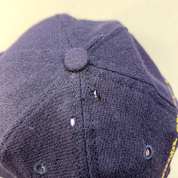 Vintage UCD Davis Hat Cap Snapback Navy Blue School Of Medicine Aggies USA 90s - Picture 10 of 10